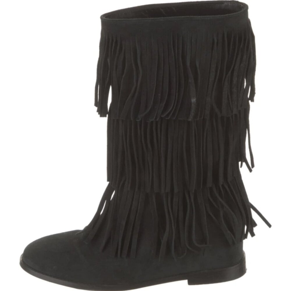 Alice + Olivia Suede Fringe Boots US9.5, IT39.5